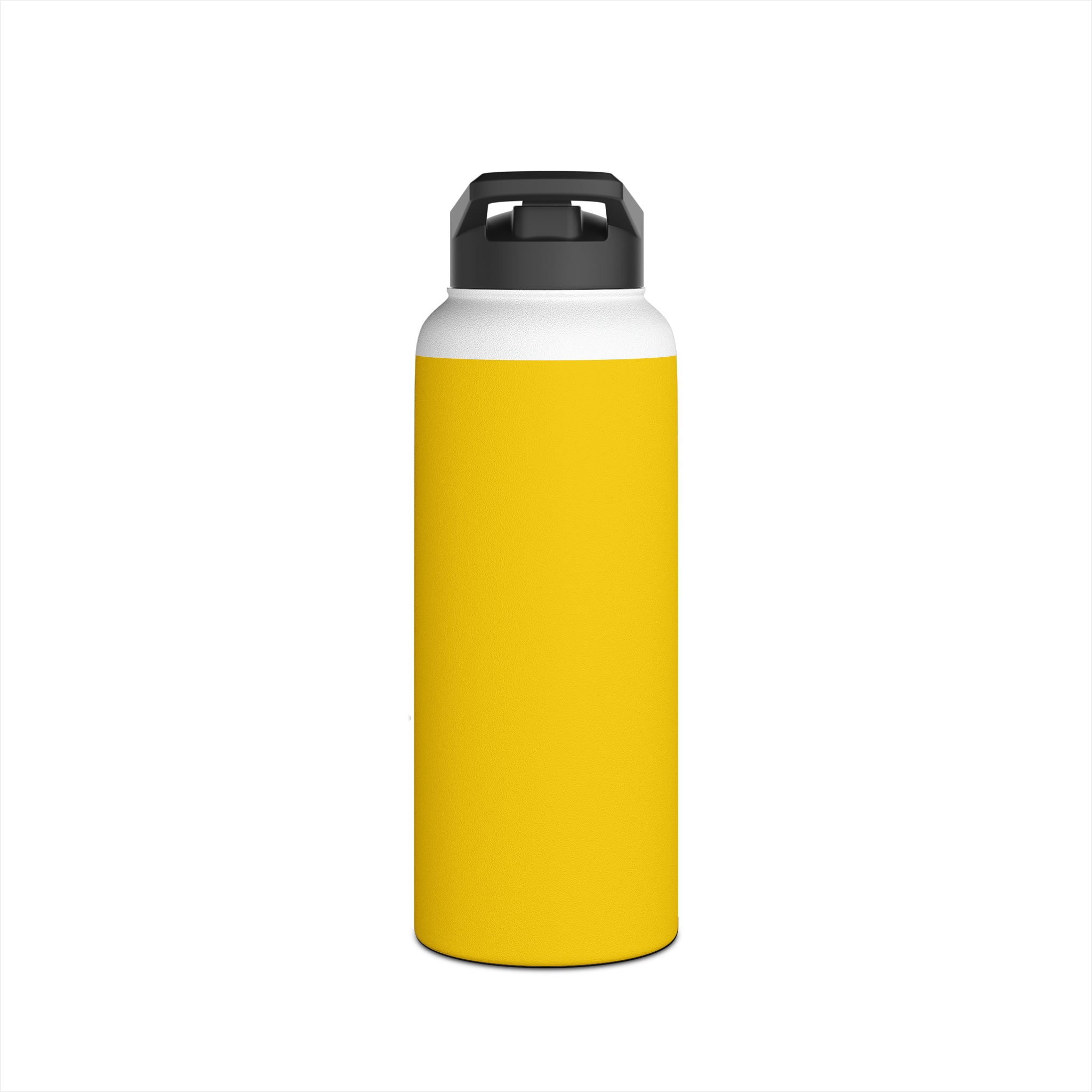 Believe in Boudoir Yellow Stainless Steel Water Bottle, Standard Lid