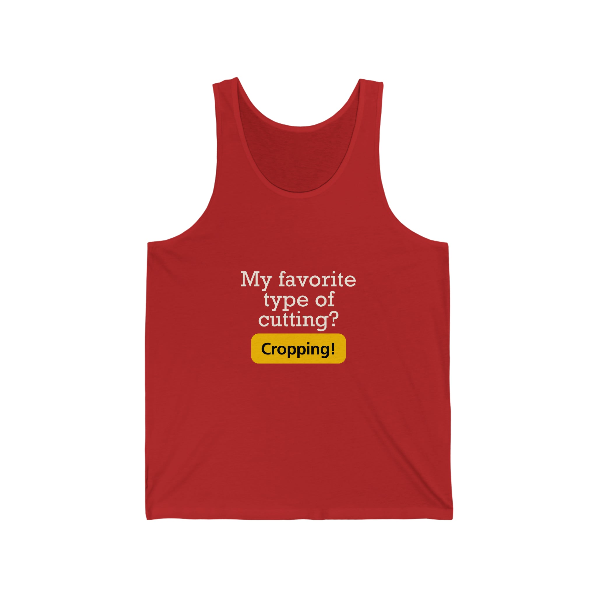 Photography Humor Unisex Jersey Tank for Photographers