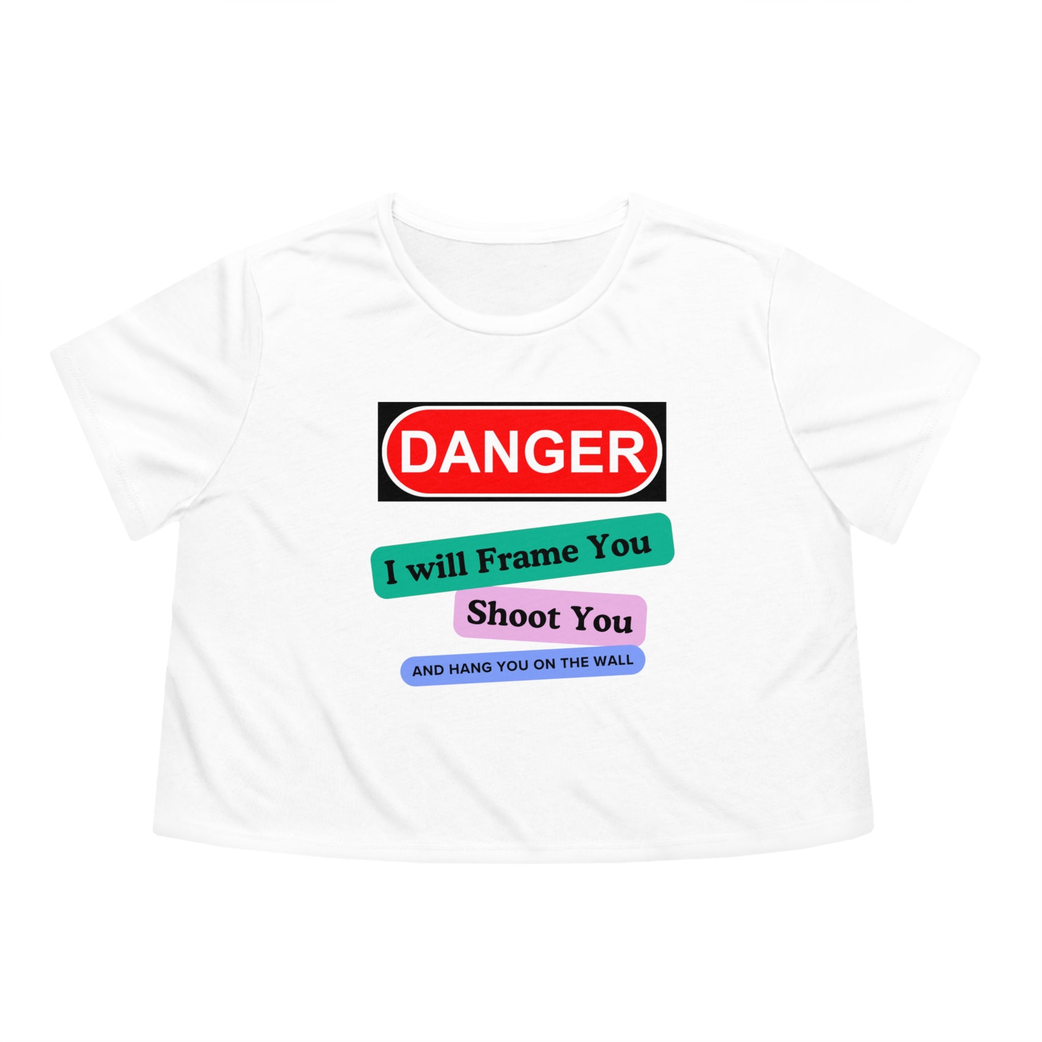 Photography Humor Women's Flowy Cropped Tee