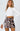 Printed Mesh High Waist Double-Layer Slim Package Hip Half-Body Skirt