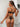 Lace steel support sexy lingerie bikini three-point split hollow-out suit